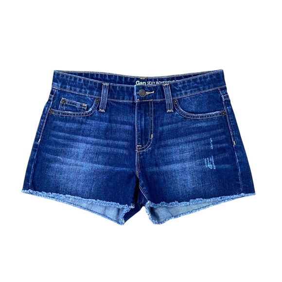 Woman’s GAP Factory denim Sexy Boyfriend shorts size 0/25 - Picture 1 of 3